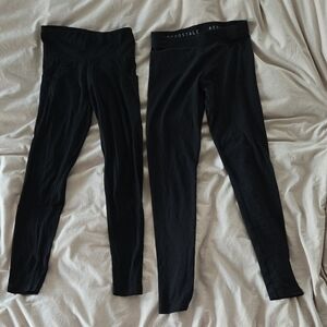 Aeropostale Classic Black Leggings Set Womens Size Small